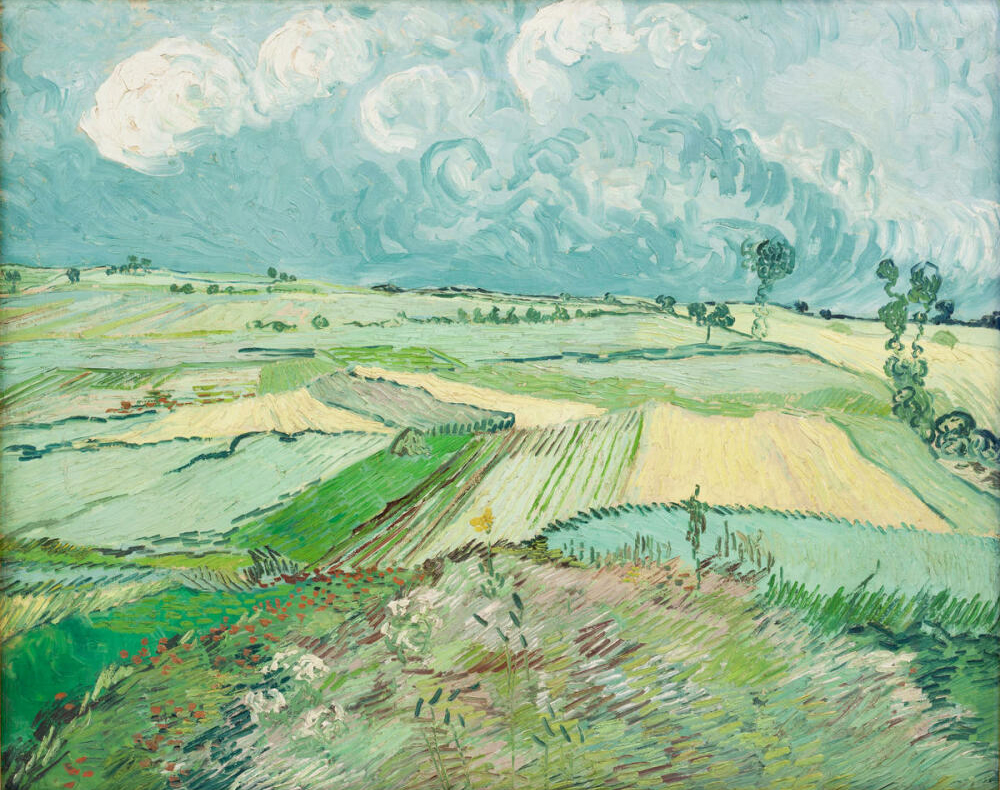 Vincent van Gogh, Wheat Fields after the Rain (The Plain of Auvers), 1890