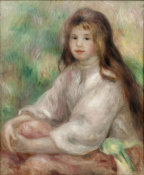 Pierre-Auguste Renoir - Young Girl in Pink, 1895