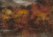 Alfred S. Wall - Landscape Study: Autumn Landscape, ca. 1865-1885