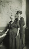 Frank E. Bingaman - (Portrait: Anna Howard Shaw, Suffragist, with Mrs. J.O. Miller)