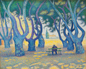 Paul Signac - Place des Lices, St. Tropez, 1893