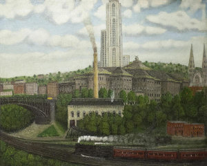 John Kane - Cathedral of Learning, 1930