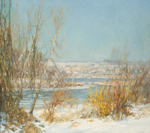 Edward Willis Redfield - By the River, ca. 1912