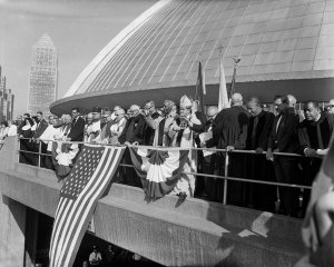 Charles "Teenie" Harris - Labor Day celebration honoring A. Philip Randolph, Lower Hill District, 1967