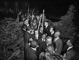 Charles "Teenie" Harris - Masonic procession, ca. 1945-1949