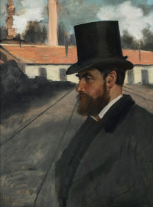Edgar Degas - Henri Rouart in front of his Factory, ca. 1875