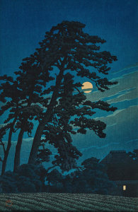 Kawase Hasui - Moon at Magome (Magome no tsuki), 1930