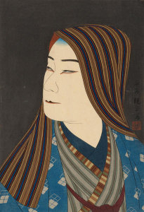Yoshikawa Kanpo - Actor Nakamura Ganjirō I as Kamiya Jihei, 1923