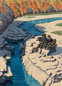 Kawase Hasui - Nezame, Kiso (Kisô no Nezame), 1925