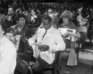 Charles "Teenie" Harris - Spectators at 1960 World Series opening game with the Pittsburgh Pirates, Forbes Field, 1960