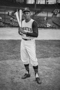 Charles "Teenie" Harris - Pittsburgh Pirates baseball player Roberto Clemente, Forbes Field, ca. 1964-1966