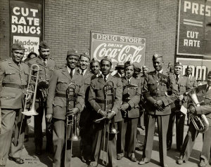 Charles "Teenie" Harris - Sgt. William H. Carney, VFW Post 46 band, Hill District, Pittsburgh, ca. 1942