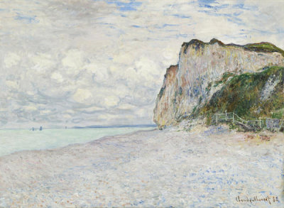 Claude Monet - Cliffs near Dieppe, 1882
