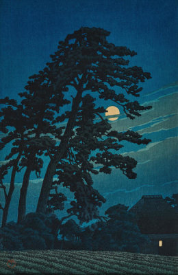 Kawase Hasui - Moon at Magome (Magome no tsuki), 1930