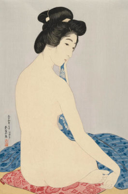 Hashiguchi Goyō - Woman after a Bath (Yokugo no onna), 1920