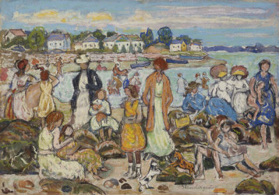 Maurice Brazil Prendergast - Swampscott Beach, 1917
